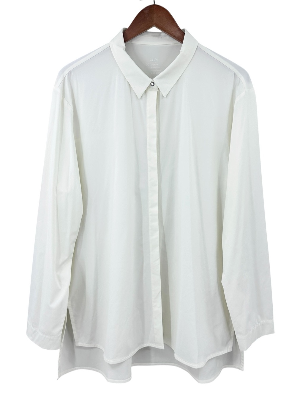 ADAY Something Cool Shirt Lightweight Oversized Ivory